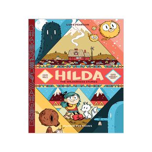 现货 蓝发女孩希尔达 2个故事合集 精装收藏版 英文原版 Hilda: The Wilderness Stories: Hilda & Troll / Midnight Giant