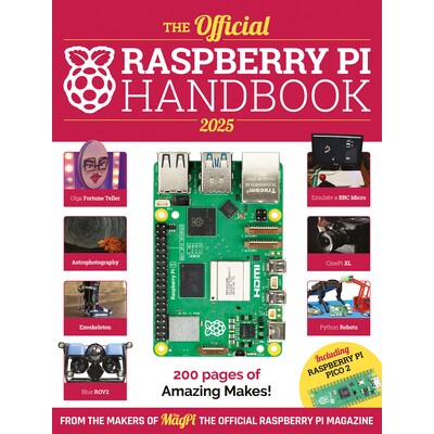 预订 The Official Raspberry Pi Handbook 2025: Projects, Tutorials, Interviews, and Reviews from the Magpi Magazine: 9781