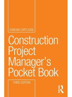 预订 Construction Project Manager’s Pocket Book建设项目经理口袋书 第3版: 9781032761350
