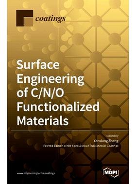 预订 Surface Engineering of C/N/O Functionalized Materials: 9783036527055