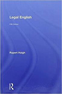 【预售】Legal English
