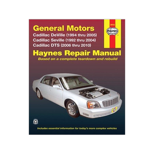 [预订]General Motors Cadillac DeVille (1994 thru 2005) Cadillac Seville (1992 thru 2004) Cadillac DTS (200 9781563928154