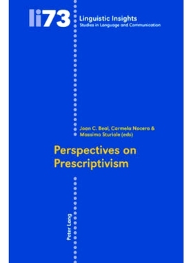 预订 Perspectives on Prescriptivism 规定主义透视: 9783039116324