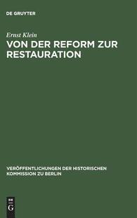 【预订】Von der Reform zur Restauration 9783110004601