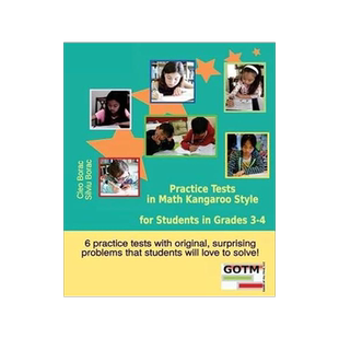 [预订]Practice Tests in Math Kangaroo Style for Students in Grades 3-4 9780692369784