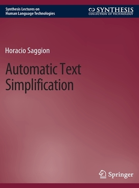 预订 Automatic Text Simplification