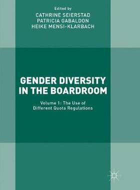【预订】Gender Diversity in the Boardroom