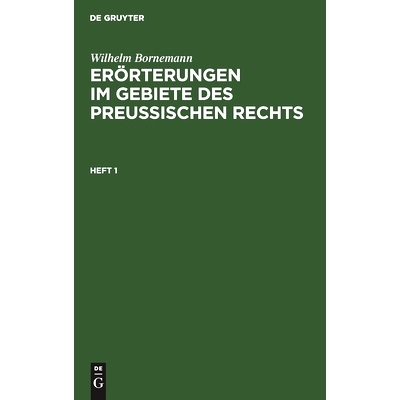 预订 Erörterungen im Gebiete des Preußischen Rechts: 9783111195384