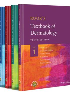 现货 Rook’S Textbook of Dermatology鲁克皮肤病学* 第10版: 9781119709213