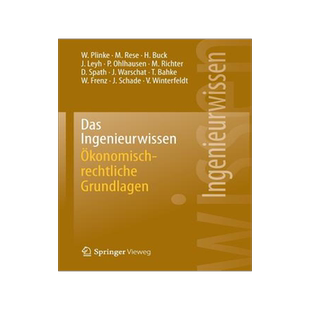 预订 Das Ingenieurwissen: Ökonomisch-rechtliche Grundlagen