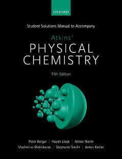 Atkins’ Edition Solutions 11th Chemistry Physical Accompany Manual Student 现货