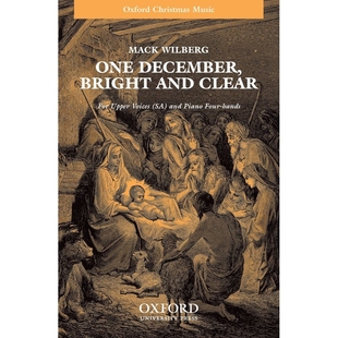 bright and 加泰罗尼亚圣诞颂歌 One 9780193861343 十二月：上声部 December 一个明亮晴朗 预订 clear