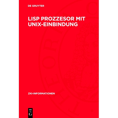预订 Lisp Prozzesor mit Unix-Einbindung: 9783112753569