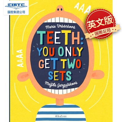 牙齿的故事 英文原版 儿童精装 科普绘本 刷牙牙齿健康 Teeth You Only Get Two Sets