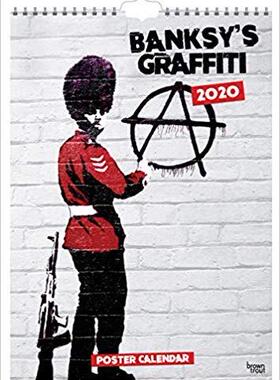 【预售】Banksy’S Graffiti 2020 30cm x 43cm Poster Calendar