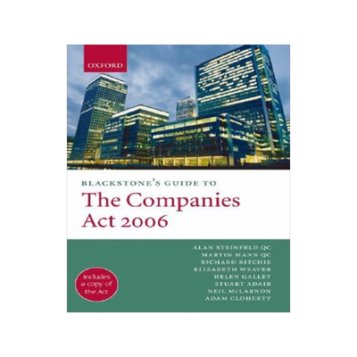 【预售】Blackstone's Guide to the Companies ACT 2006