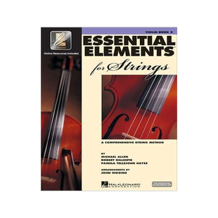 英文原版 弦乐基本要素：小提琴2 Essential Elements for Strings: Violin Book 2, Online Resources Included