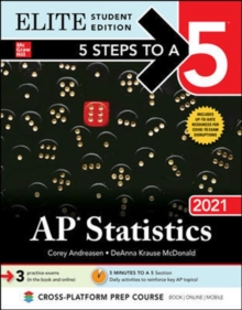 【预订】5 Steps to a 5: AP Statistics 2021 Elite Student Edition