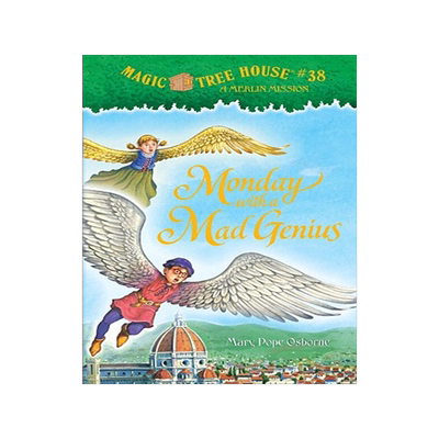 现货英文原版 神奇树屋·梅林任务10：相约星期一 Monday with a Mad Genius  (Magic Tree House (R) Merlin Mission)