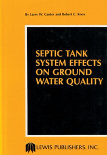 Effects Water Quality System Ground Tank Septic 预订