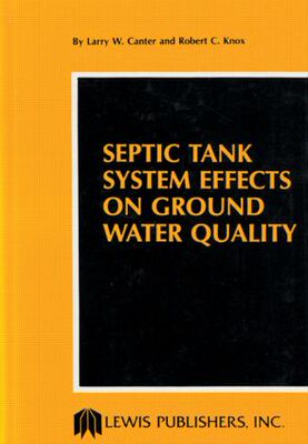 【预订】Septic Tank System Effects on Ground Water Quality