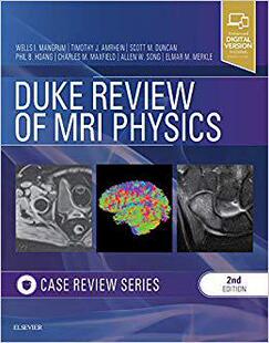 Review Duke MRI 核磁共振物理学综述 Physics 预售