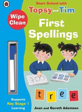 【预订】Wipe-Clean First Spellings: Start School with Topsy and Tim