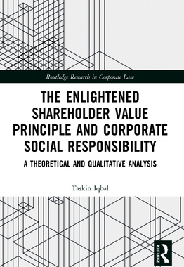 [预订]The Enlightened Shareholder Value Principle and Corporate Social Responsibility