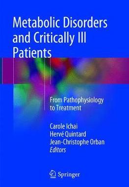 预订 Metabolic Disorders and Critically Ill Patients