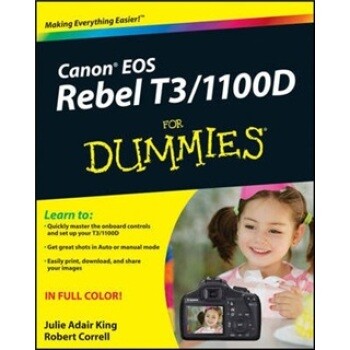 预订 Canon Eos Rebel T3/1100d for Dummies 佳能EOS Rebel T3/1100D 傻瓜书: 9781118094976