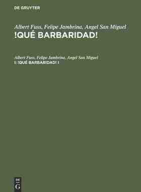 【预订】FUSS:!QUÉ BARBARIDAD! I [HAUPTBD.] 9783484501492