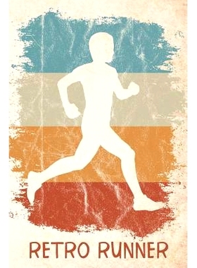 预订 Retro Runner: Fancy vintage 365 days runners logbook to track your day-by-day training progresses: 9781073197569