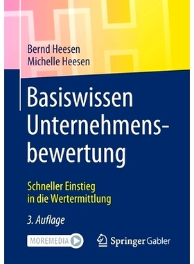 预订 Basiswissen Unternehmensbewertung: Schneller Einstieg in die Wertermittlung: 9783658329624