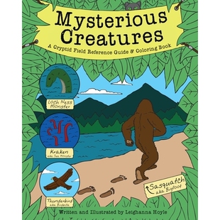 Reference 9781578266388 Book and Coloring Creatures Cryptid Guide 预订 Field Mysterious