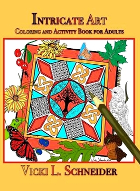 预订 Intricate Art: Coloring and Activity Book for Adults: 9781514710180