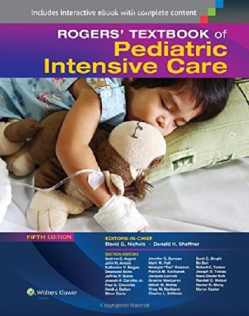 【预订】rogers textbook of pediatric intens.