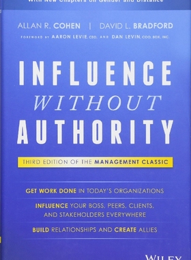 英文原版 影响力：如何展示非权力的领导魅力 第3版 Influence Without Authority, Third Edition