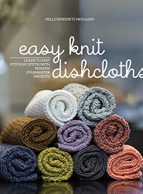 【预订】Easy Knit Dishcloths: Learn to Knit ...