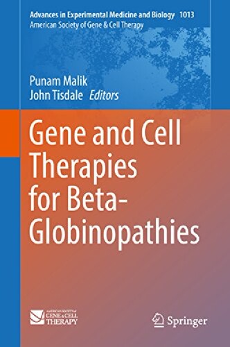 【预订】Gene and Cell Therapies for Beta-Glo... - 封面