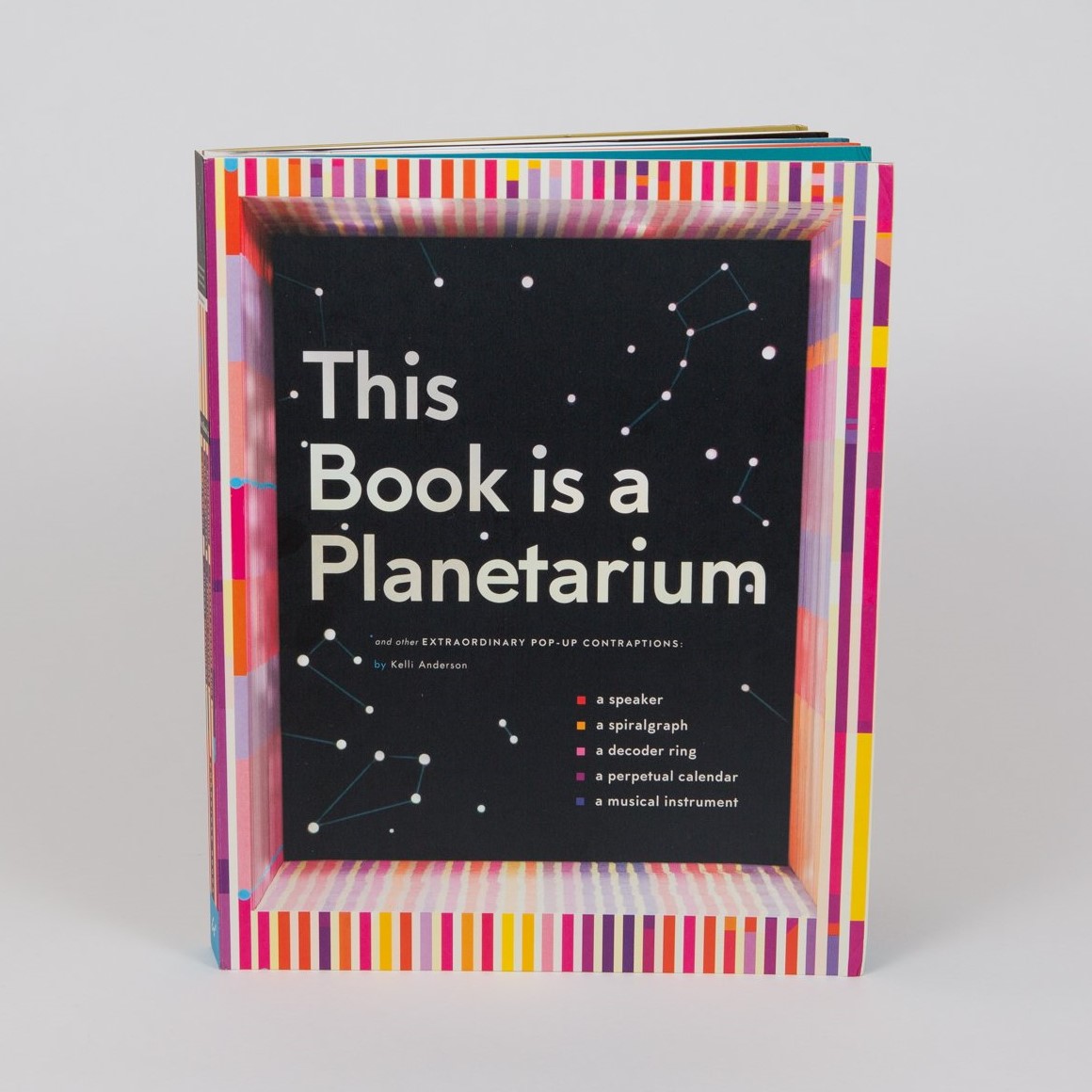 This Book Is a Planetarium英文原版天文馆立体书 Pop-up神奇的纸创造：扬声器、弦乐器、星系投影仪、日历解码器绘图尺