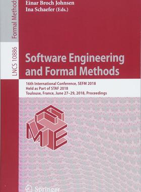 【预售】Software Engineering and Formal Meth...
