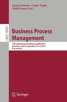 【预订】Business Process Management: 15th In...