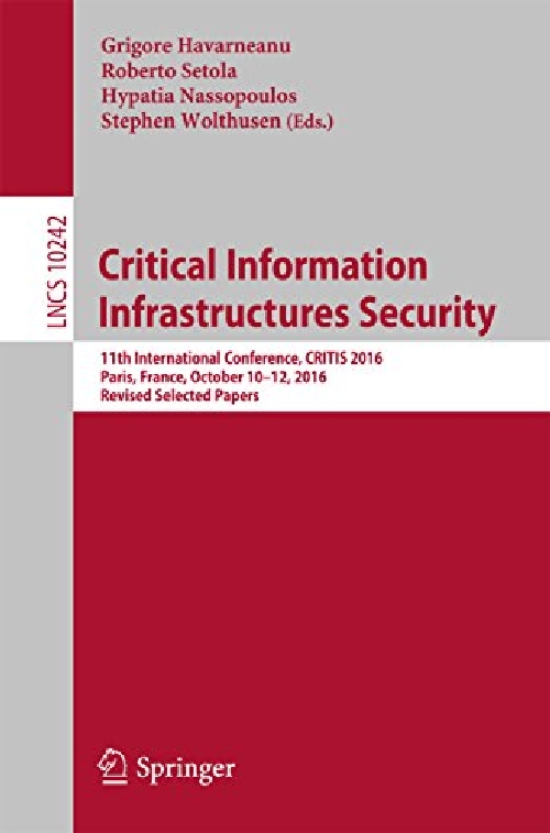 【预订】Critical Information Infrastructures...
