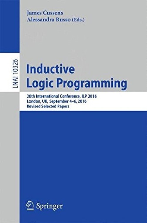 【预订】inductive logic programming: 26th in.