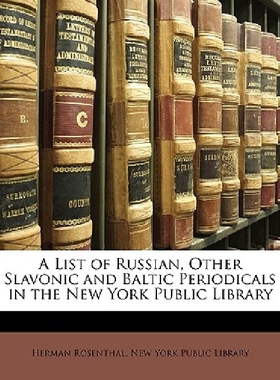 【预订】A List of Russian, Other Slavonic an...
