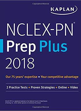 【预售】NCLEX-PN Prep Plus 2018: 2 Practice ...