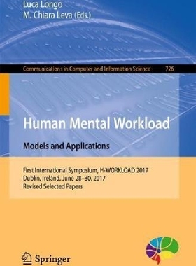 【预订】Human Mental Workload: Models and Ap...