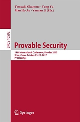 【预订】Provable Security: 11th Internationa...