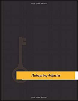 【预售】Hairspring Adjuster Work Log: Work J...