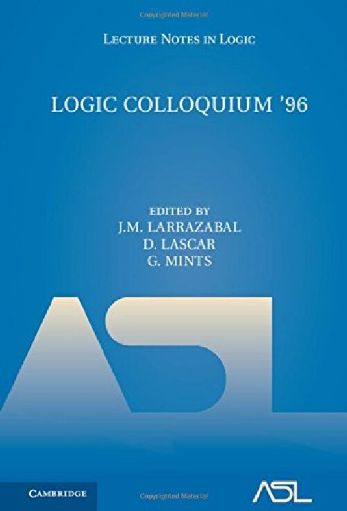 【预订】Logic Colloquium ’96